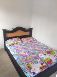 Postel nebo postele na pokoji v ubytování Los Pinos Casa de Campo