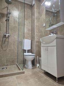 Koupelna v ubytování A apartmani