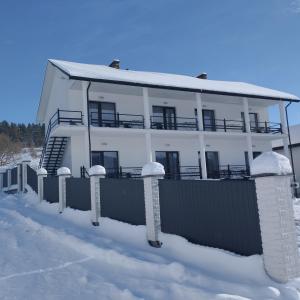 Перлина Карпат om vinteren