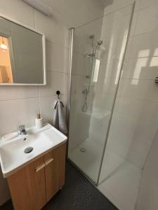 Koupelna v ubytování Séjour paisible en Normandie