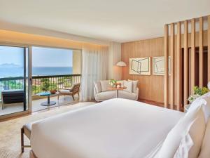 Ένα ή περισσότερα κρεβάτια σε δωμάτιο στο Fairmont Rio de Janeiro Copacabana