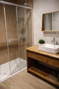 Et badeværelse på Villa Rural Puerta del Gallo