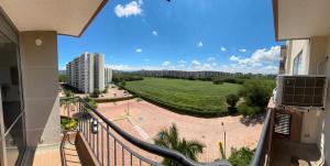 Μπαλκόνι ή βεράντα στο Apartamento en hacienda peñalisa mango, Ricaurte