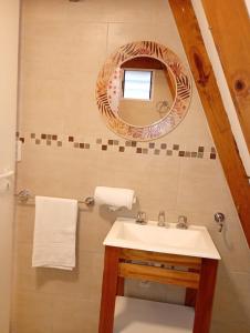 Et badeværelse på Cuatro Picos Cabañas