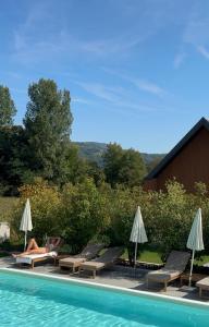 Bazén v ubytování Nova Drina nebo v jeho okolí