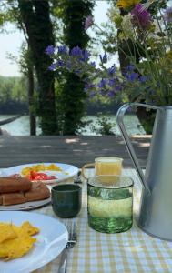 Jídlo v prázdninového domu nebo okolí