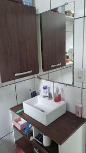 Postel nebo postele na pokoji v ubytování Casa Temporada Torres