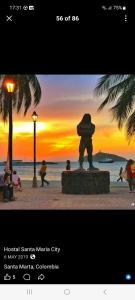 Η ανατολή ή δύση του ηλίου όπως φαίνεται από αυτό το hostel ή από εκεί κοντά