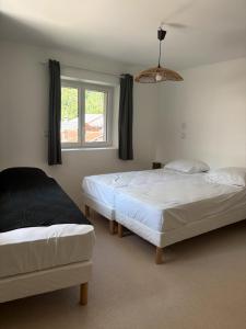 Postel nebo postele na pokoji v ubytování Chalet Villarenger