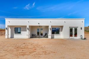 Bygningen som feriehuset ligger i