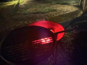 Gril dostupný pro hosty v prázdninového domu