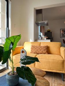 Posezení v ubytování Casita Playa dream stay near Eagle Beach