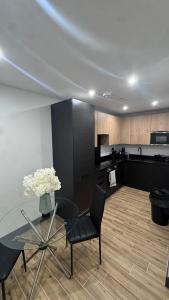 Η κουζίνα ή μικρή κουζίνα στο Luxury Apartment Close to Elstree & Borehamwood Station