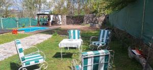 Κήπος έξω από το Cabaña la morocha