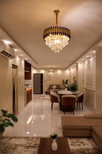 Χώρος καθιστικού στο Cozy Luxe Apartment in Central Aswan
