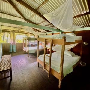 Voodi või voodid majutusasutuse Refugio Mr Jerry Eco House toas