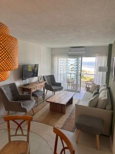 Χώρος καθιστικού στο Apto Punta del Este stop 4 playa brava