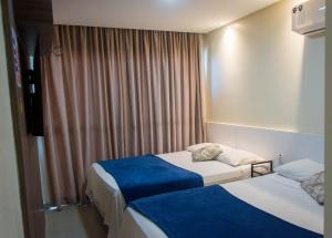 Postel nebo postele na pokoji v ubytování Manawa Beach Flat A24 - Centro Porto de Galinhas