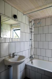 Koupelna v ubytování Hermosa cabaña en Dalcahue - Chiloé