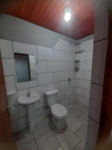 Et badeværelse på Monoambiente céntrico