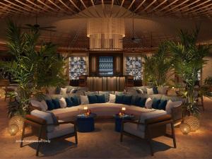 Khu vực ghế ngồi tại V Villas Maldives at Mirihi - MGallery Collection