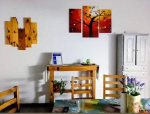 Kuchyň nebo kuchyňský kout v ubytování Los Gurises