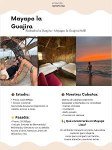 Una captura de pantalla de un sitio web de un complejo vacacional. en Mayapo Liwa 1, en Manaure