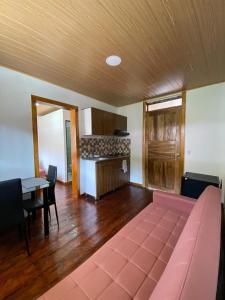 Χώρος καθιστικού στο Posada Casa Linda