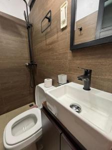 Koupelna v ubytování Céntrico dpto