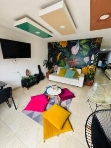 Istumisnurk majutusasutuses Hostal Domi 1949