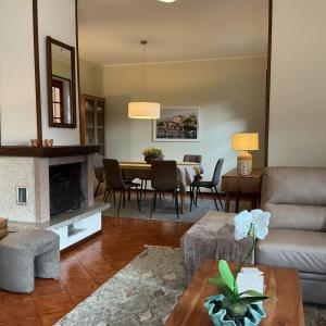 Et opholdsområde på Villa Rosina Veranda