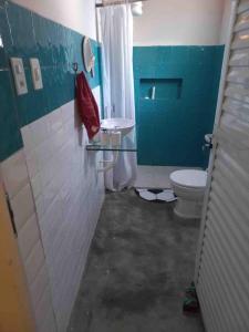 Et badeværelse på Casa PÉ NA AREIA Paripueira
