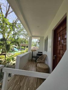 a view of the front porch of a house at Jex Poolpoint Villa in El Nido +15 photos