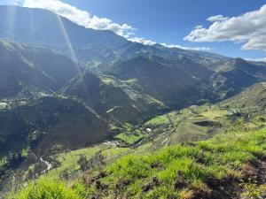 a view from the top of a mountain at Sigchos Lodge in Sigchos +2 photos