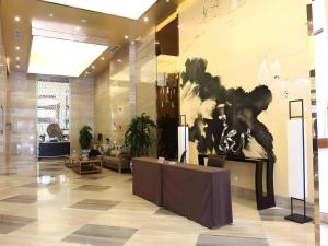 Ο χώρος του λόμπι ή της ρεσεψιόν στο Chengdu Antai Century Hotel