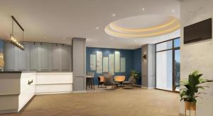 Μια τηλεόραση ή/και κέντρο ψυχαγωγίας στο Magnotel Chengdu Kuanzhai Alley Tongjin Bridge Hotel