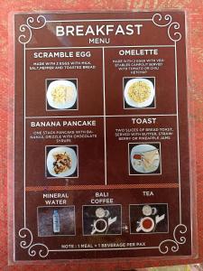 Các lựa chọn bữa sáng cho khách tại Sunset villa munduk +26 ảnh