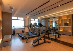 Γυμναστήριο ή/και όργανα γυμναστικής στο Echarm Hotel Nanning Wuxiang Headquarters Base