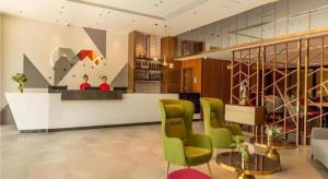 Η κουζίνα ή μικρή κουζίνα στο Borrman Hotel Dongguan Dongcheng Wanda Plaza Tianbao Metro Station