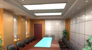 a conference room with a long table and chairs at City Comfort Inn Yongzhou Xiaoxiang Bridge Xinhua Bookstore in Guzhuting