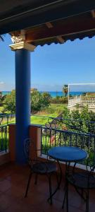 Un balcón o terraza en Poseidon Apartments