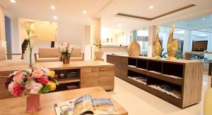 Χώρος καθιστικού στο Muanmanee Boutique Hotel