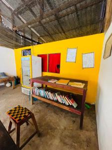 Biblioteket i den private indkvartering