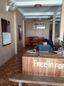 Posezení v ubytování Nong Khiaw My drom