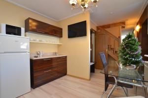 Η κουζίνα ή μικρή κουζίνα στο Chaban Aparthotel