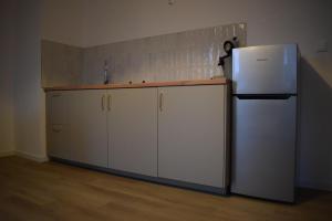 Η κουζίνα ή μικρή κουζίνα στο Le Box Office 2 pièces proche Colmar