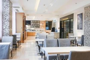 Χώρος καθιστικού στο City Comfort Inn Wuhan Hanyang Street Caidian Square Metro Station