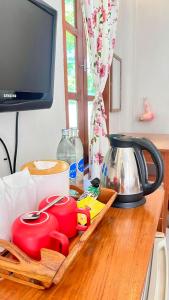 Η κουζίνα ή μικρή κουζίνα στο Pai Flora Resort