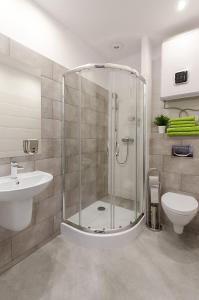 Kúpeľňa v ubytovaní Apartament Wierzbięcice + 11 fotografií