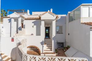 Bygningen som feriehuset ligger i